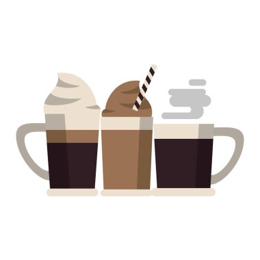 kahve kafe konsept karikatür