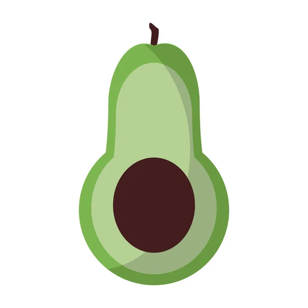 Мультфильм о здоровой пище из овощей авокадо — стоковый вектор