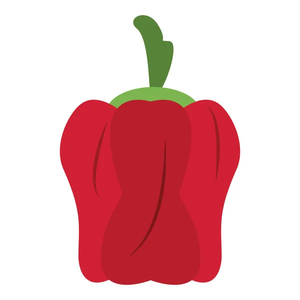 Peper plantaardige gezond voedsel cartoon — Stockvector