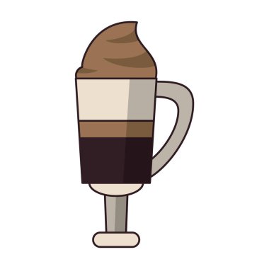 kahve kafe konsept karikatür