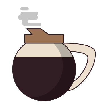 kahve kafe konsept karikatür