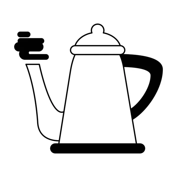 Café café concept dessin animé — Image vectorielle