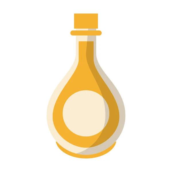 Olijfolie fles gezond voedsel geïsoleerd — Stockvector
