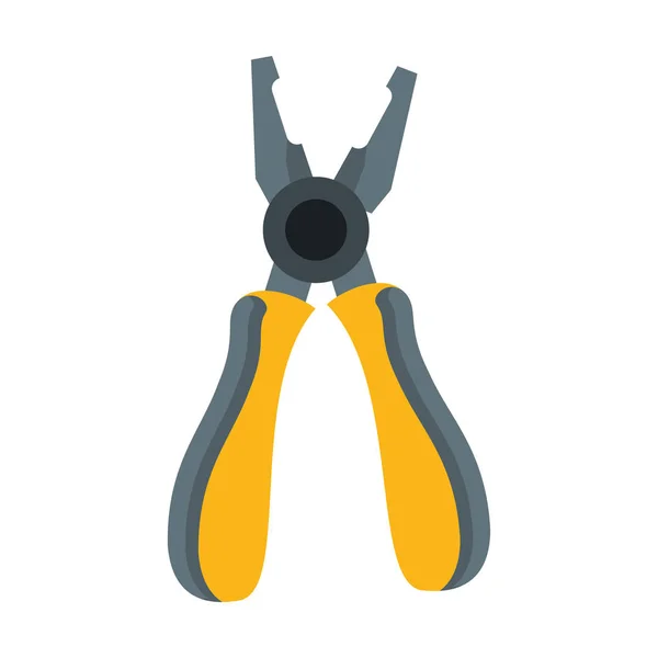 Pliers construction tool — Stock Vector