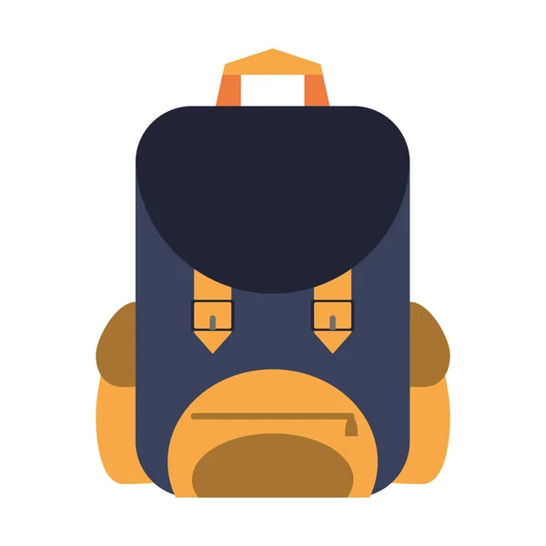 Backpack cartoon isolated symbol — Stock Vector