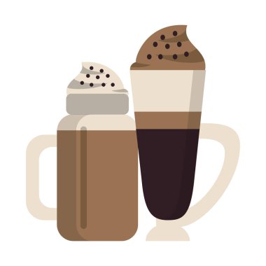 kahve kafe konsept karikatür