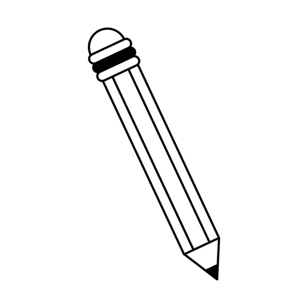 Pencil icon cartoon — Stock Vector