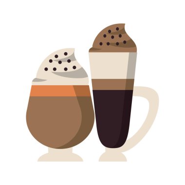 kahve kafe konsept karikatür