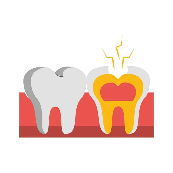 Tandvård hälsa och hygien — Stock vektor