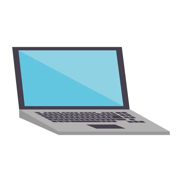 Symbol isolert for laptop-teknologi – stockvektor