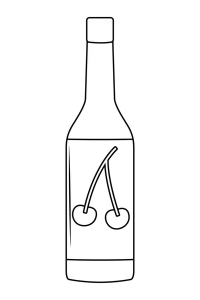 Alkoholtartalmú italok ital rajzfilm — Stock Vector