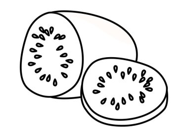 delcious taze meyve karikatür