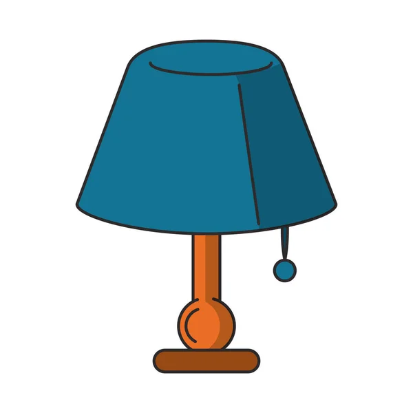 Natt skrivbord lampa — Stock vektor