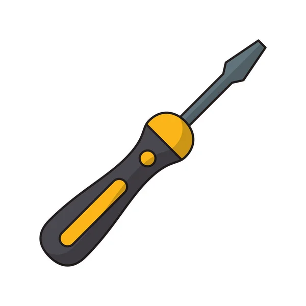 Screwdriver construction tool — Stock Vector