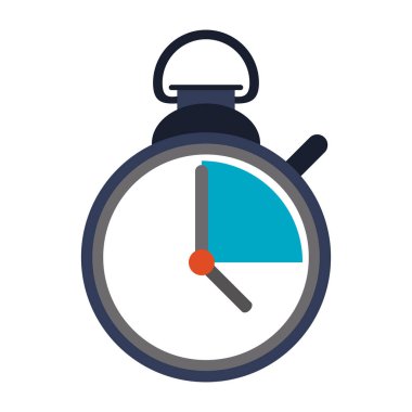 Zamanlayıcı kronometre sembolü izole karikatür