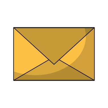 E-posta zarf mektup sembolü yalıtılmış