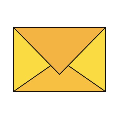 Zarf e-posta sembolü yalıtılmış