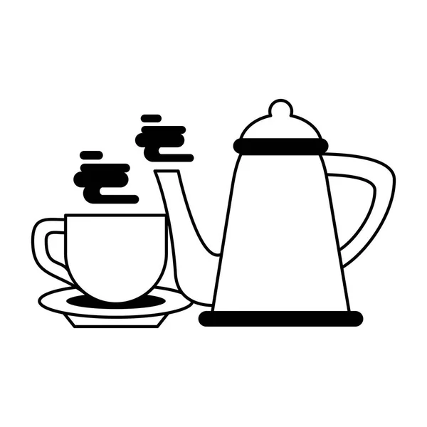 Концепция кофейни — стоковый вектор