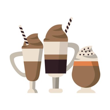 kahve kafe konsept karikatür