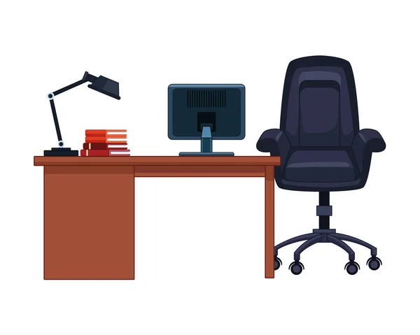 Ikona Office desk — Stockový vektor