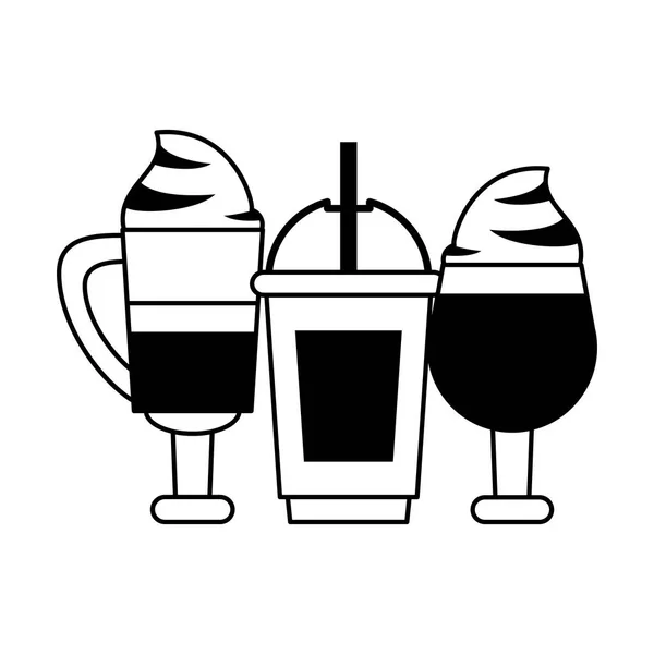 Caffetteria concetto cartone animato — Vettoriale Stock