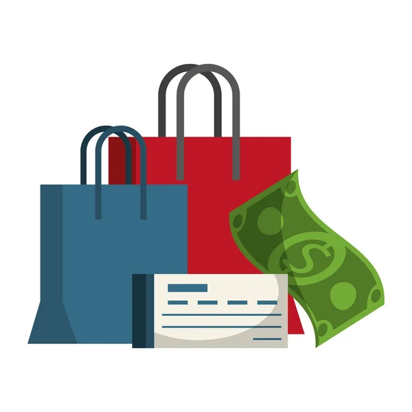 Shopping- und Verkaufssymbole — Stockvektor