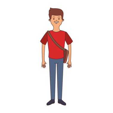 Genç adam çizgi filmi