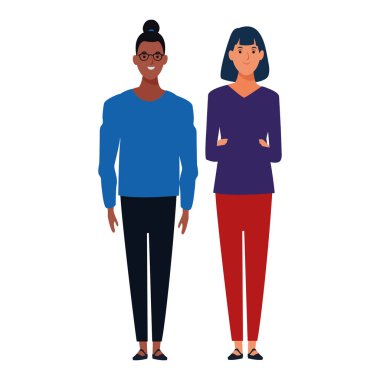 kadın avatar çizgi film karakteri