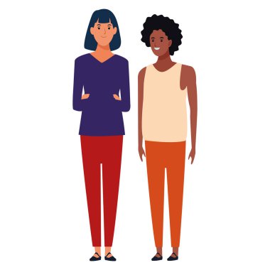 kadın avatar çizgi film karakteri