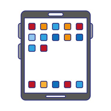 Uygulamalar menü sembolü ile tablet