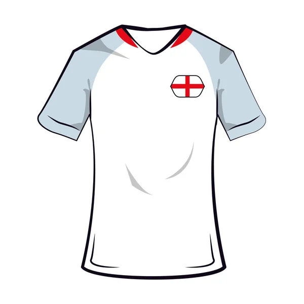 Футболка Англии — стоковый вектор
