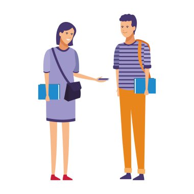 Genç öğrenciler arkadaşlar