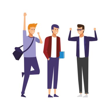 Genç öğrenciler arkadaşlar