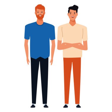 Erkekler avatar çizgi film karakteri