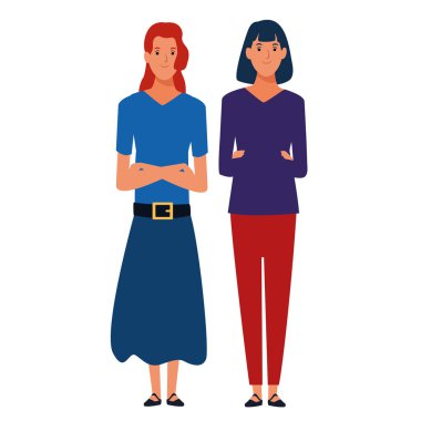 kadın avatar çizgi film karakteri