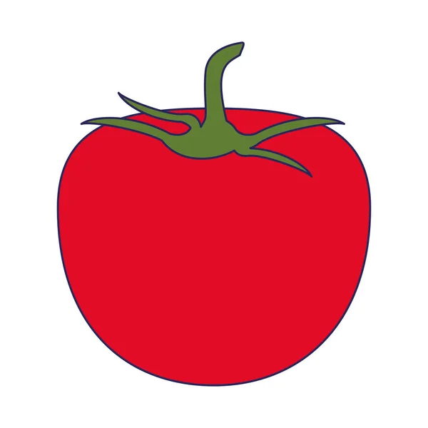 Comida vegetal fresca de tomate — Vetor de Stock