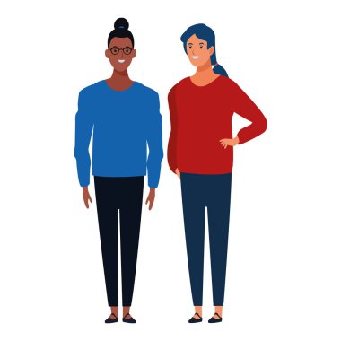 kadın avatar çizgi film karakteri