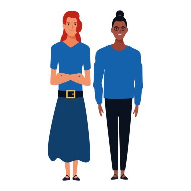 kadın avatar çizgi film karakteri