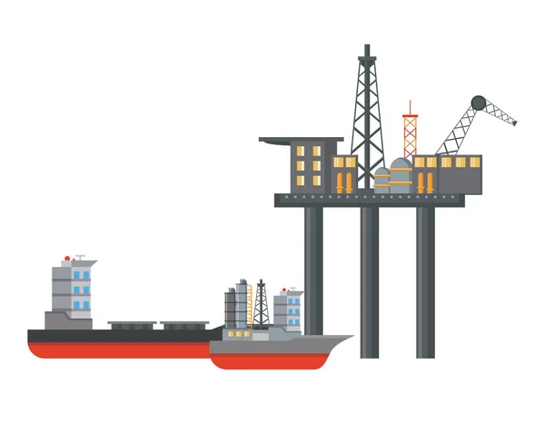 Hidrocarburos de petróleo — Archivo Imágenes Vectoriales