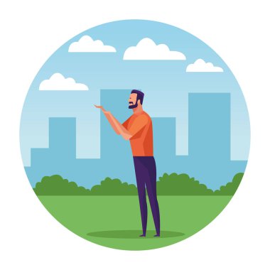 Man avatar çizgi film karakteri