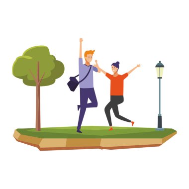 Genç arkadaşlar çizgi film