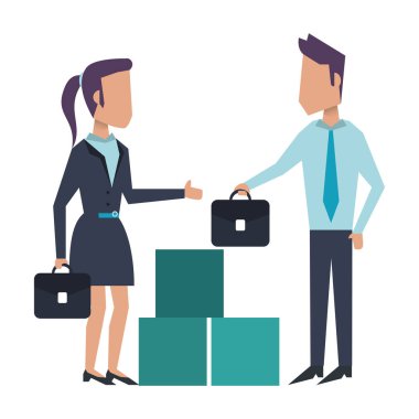 İş takım çalışması işçileri avatar