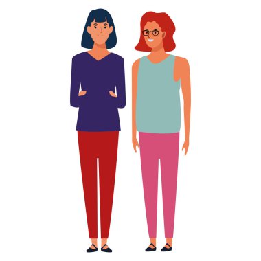 kadın avatar çizgi film karakteri