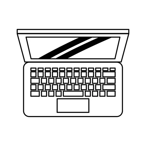 Ikona komputer kreskówka — Wektor stockowy