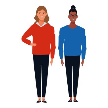 kadın avatar çizgi film karakteri