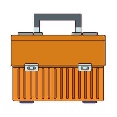 Toolbox kit isolated clipart