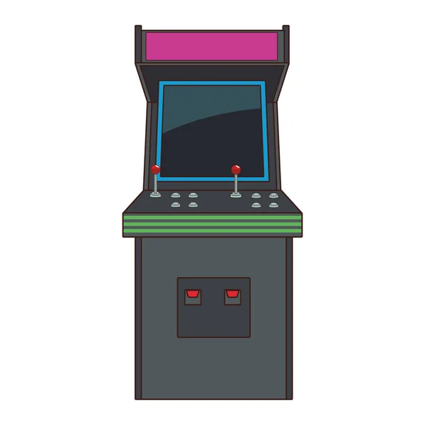 Arcade retro videojuego de dibujos animados — Vector de stock