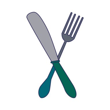 Restoran bıçağı ve çatal çatal bıçak takımı