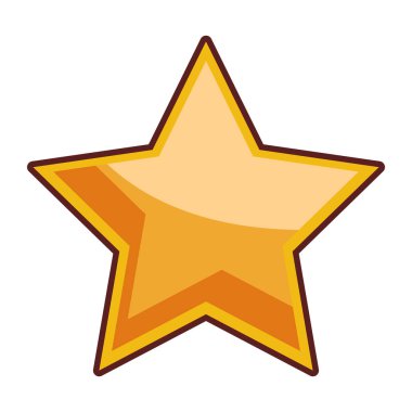 Yıldız simgesi çizgi film