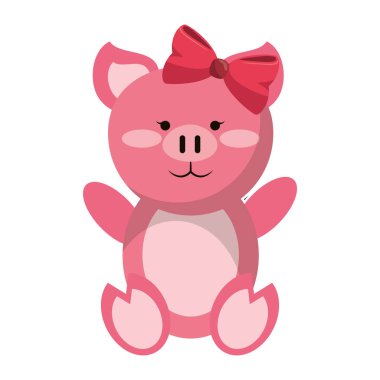 Domuz şirin hayvan.